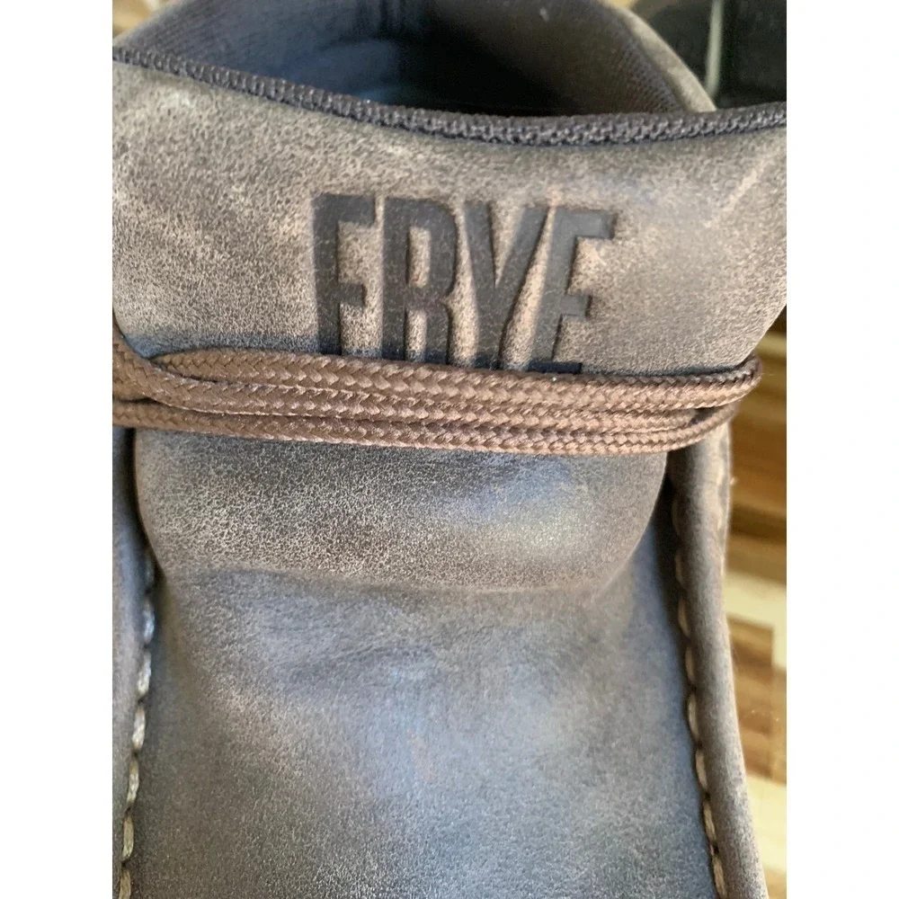 NWOT Frye Brown Leather Chukka Boots Mens 6W Womens 8W Vintage Retro Streetwear